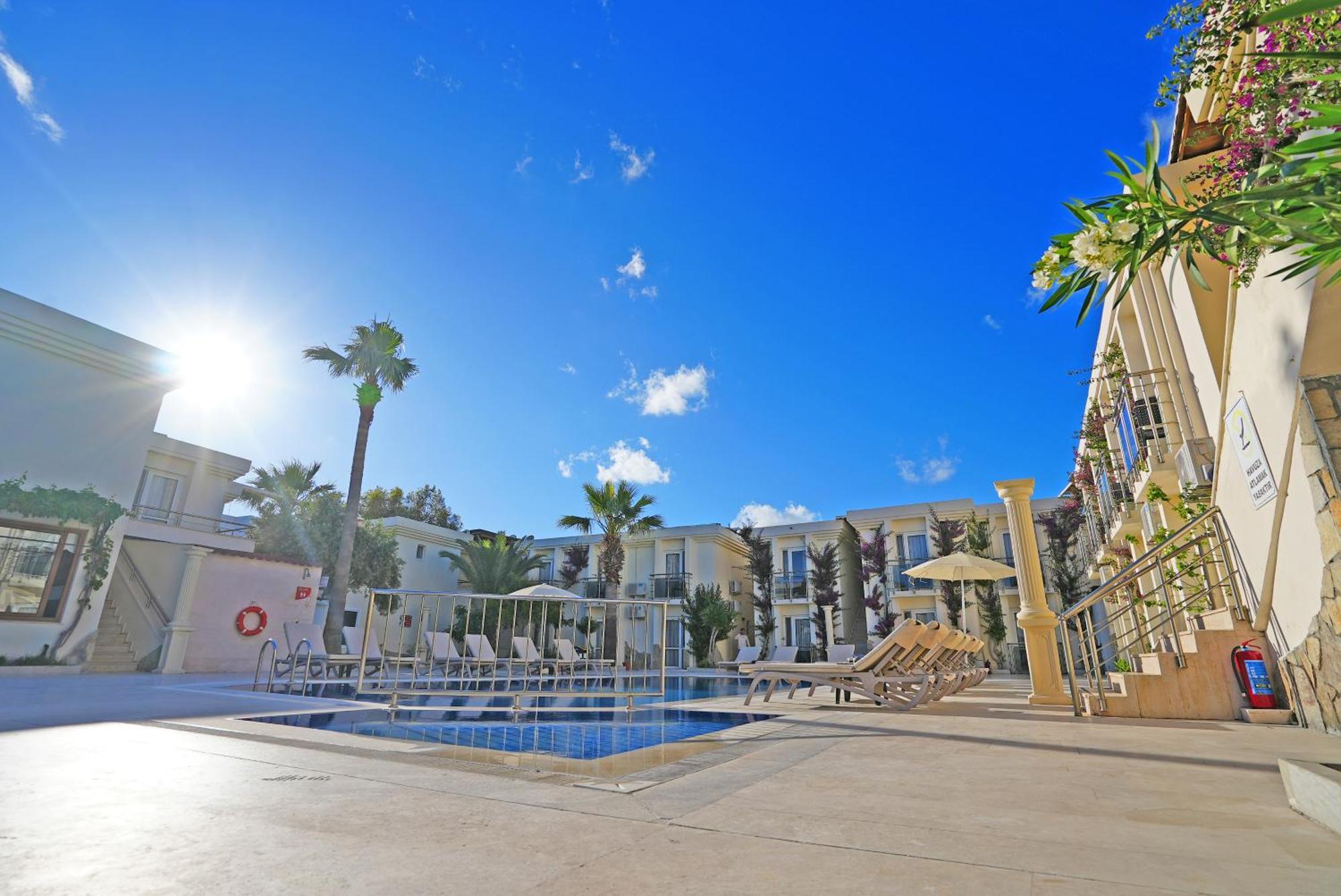 Oemer Aybak Beach Hotel Bodrum Exterior foto